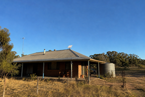 Regional Australian home using NBN Satellite with clear sky access