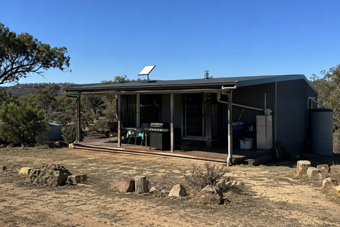 Amazon Leo satellite internet setup on remote Australian holiday cabin